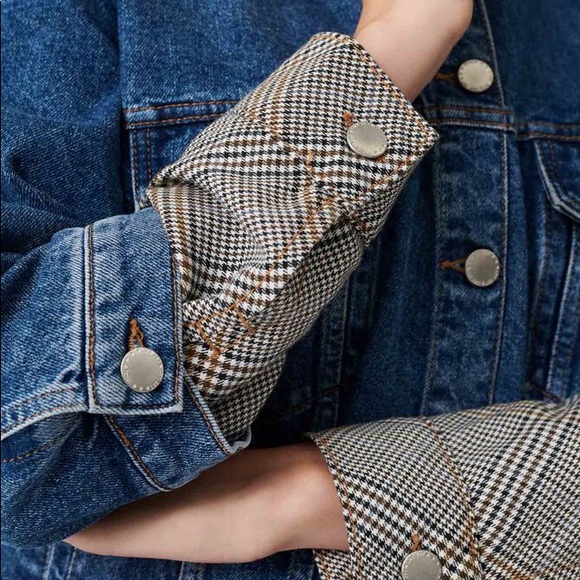 Maje DENIM TROMPE L’OEIL JACKET - Picture 6 of 16